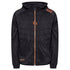 Emporio Armani 6Kpb25 Pnv5Z 1200 Black Black Lightweight Hooded Bomber Jacket Mens